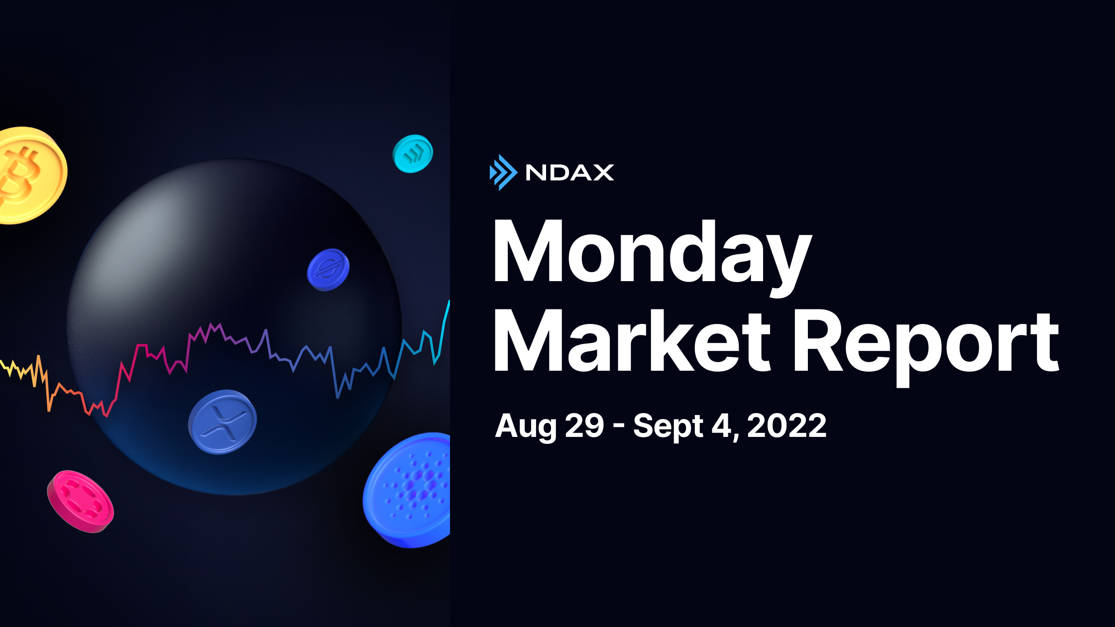 Monday Market Report - Aug 29 to Sept 4, 2022 - BTC, ETH & more