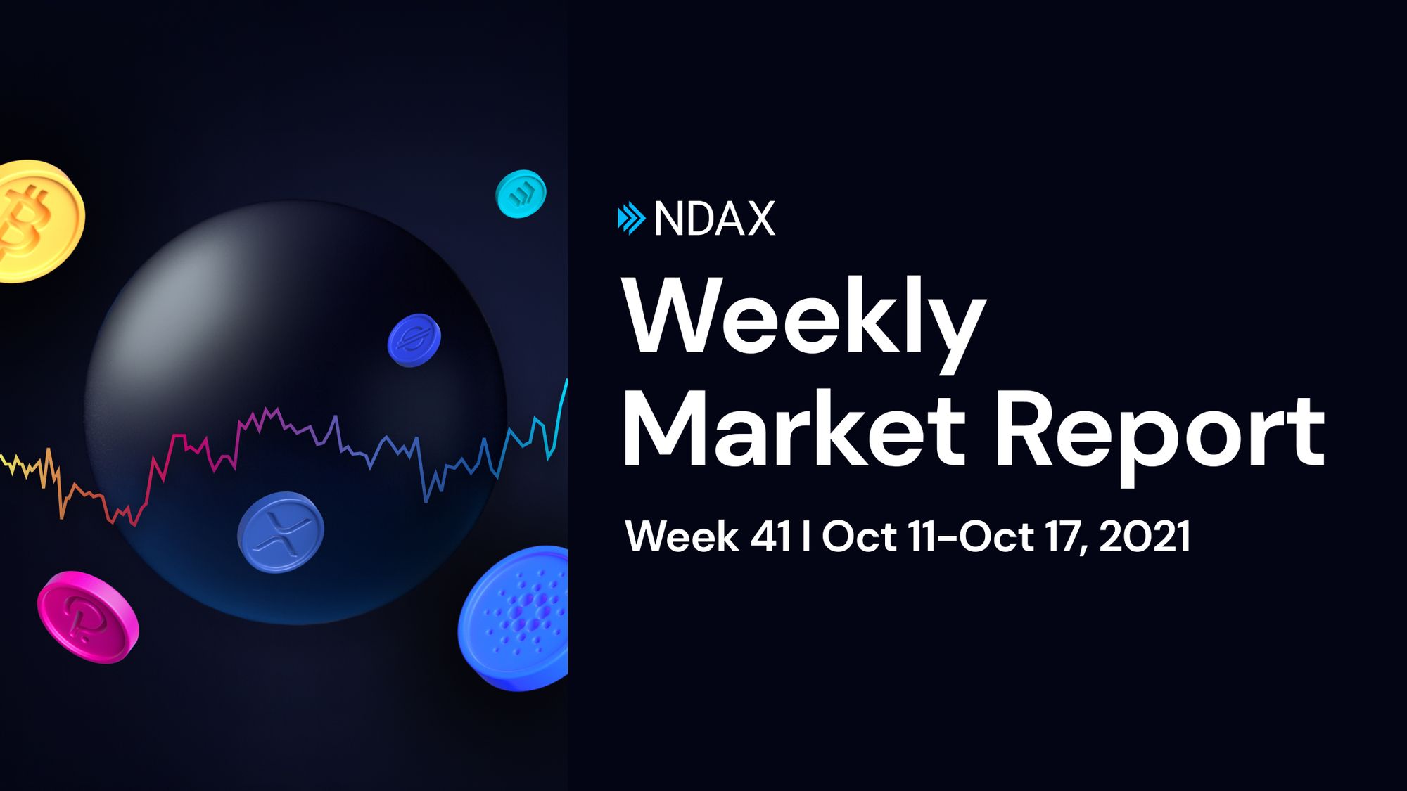 Weekly Crypto Market Report: Oct 11-Oct 17, 2021 - Bitcoin, Ethereum, Polkadot, & Polygon