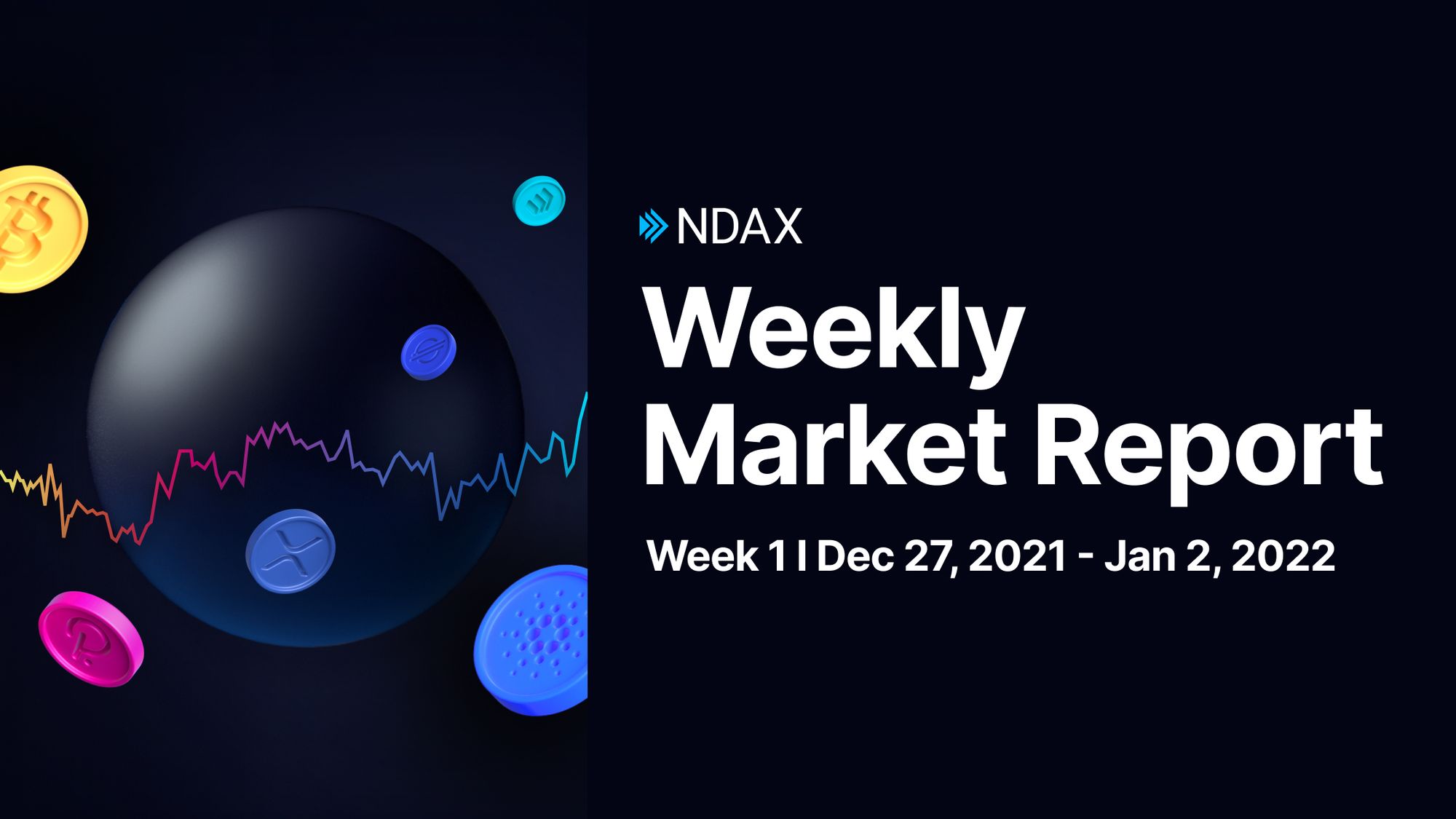 Weekly Crypto Market Report: Dec 27, 2021 - Jan 2, 2022 - BTC, ETH, FTM, LUNA & More