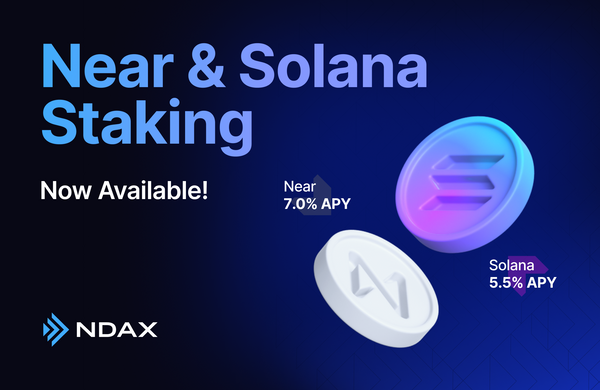 Near and Solana Staking Now Available on NDAX!